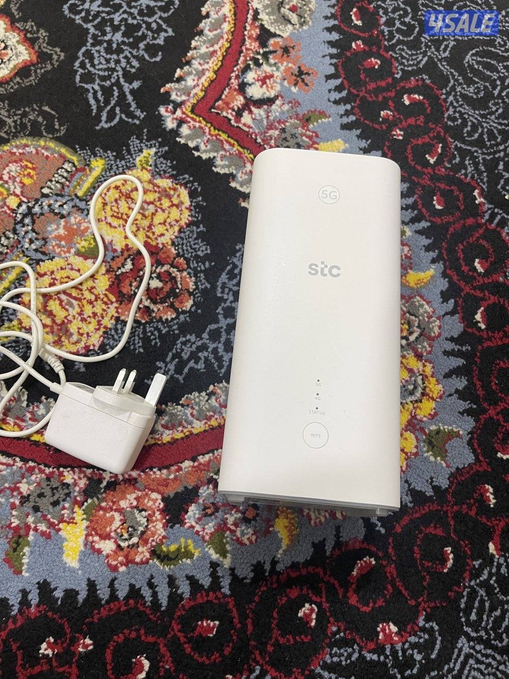 راوتر ثابت برو 5 فايف جي 5g نظيف وشغال تمام مع الشحن الاصلي5