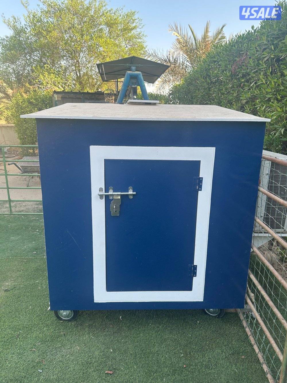 بيت للكلب مع تكييف وشفاط و بالوعه وتواير و عازل حراري وعازل صوت0