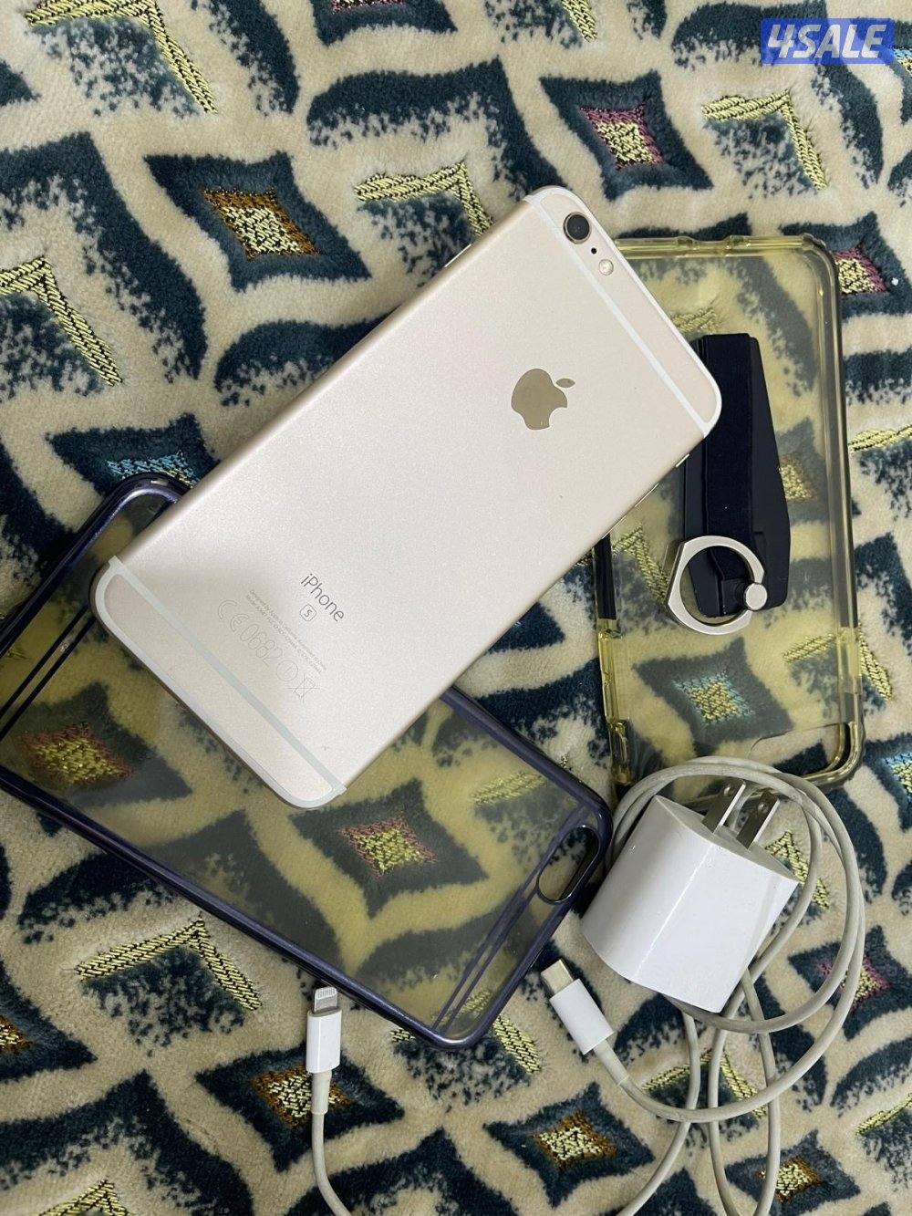 ايفون 6s بلس العود 64،قيقا بطارية 88 نظيف مو مفتوح ولا مصلح3