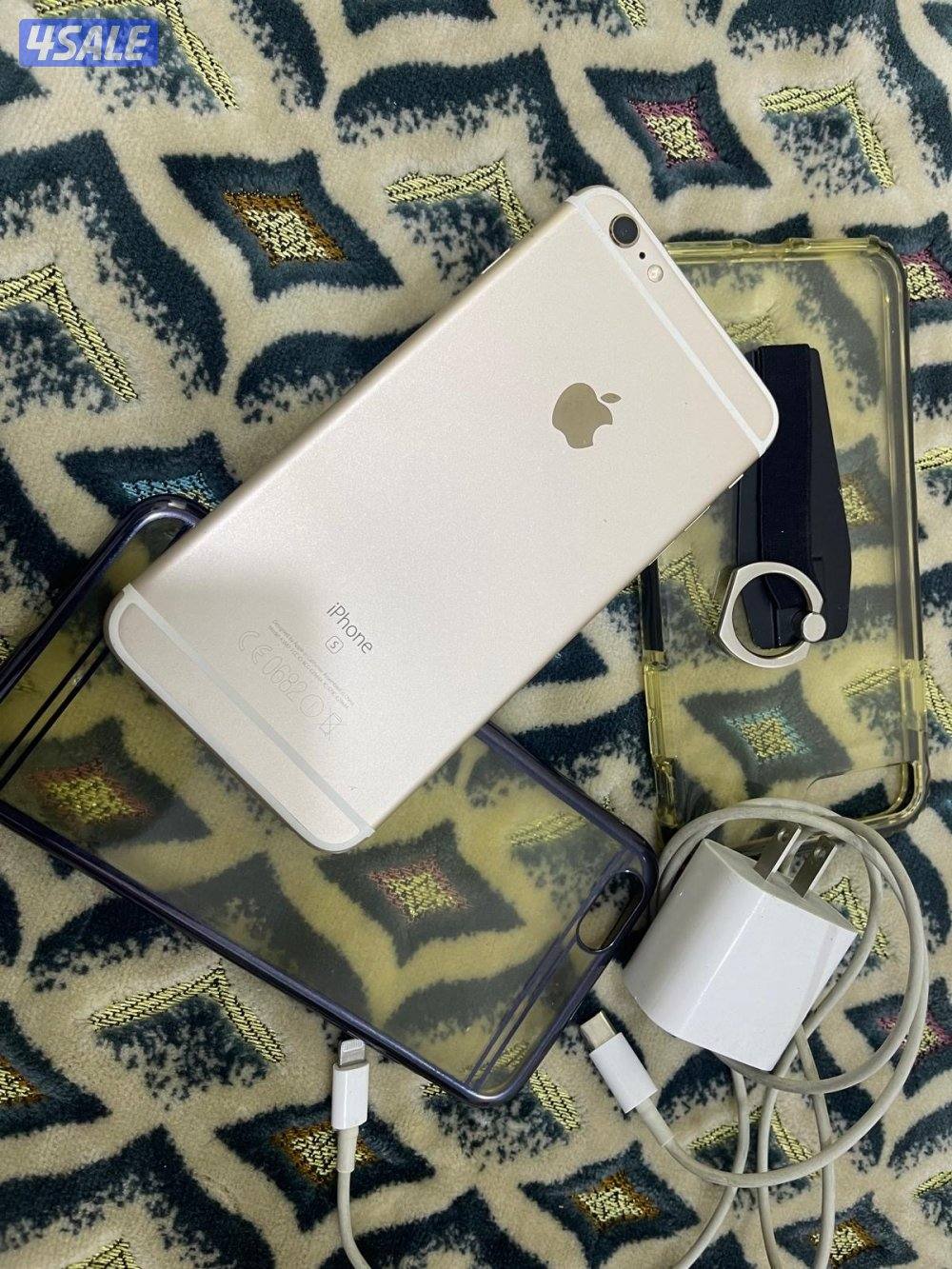 ايفون 6s بلس العود 64،قيقا بطارية 88 نظيف مو مفتوح ولا مصلح6