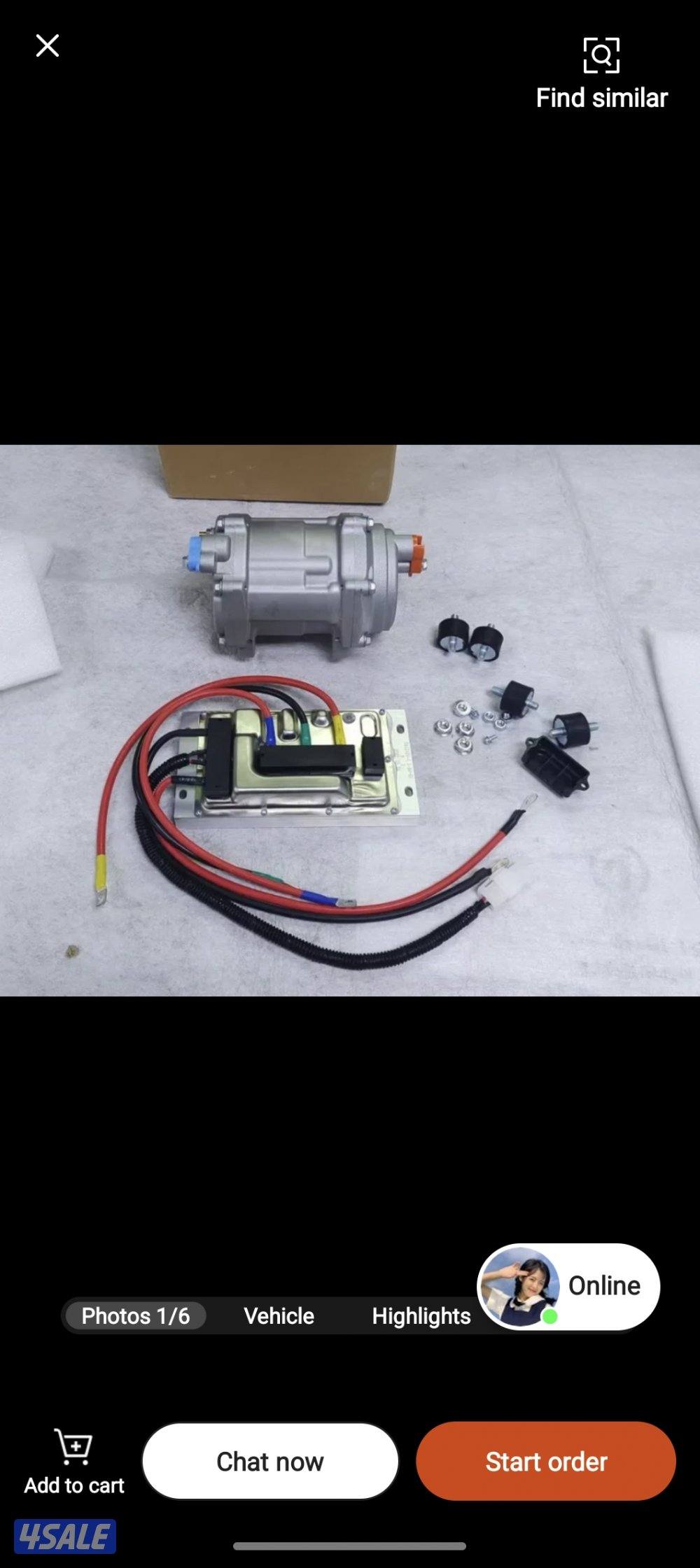 للبيع كمبرسور تكيف 12v جديد غير مستخدم يركب على جميع السيارات0