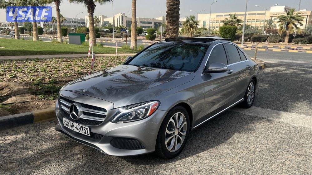 مرسيدس C300 مديل 2015 نظيف جدا شرط الفحص0