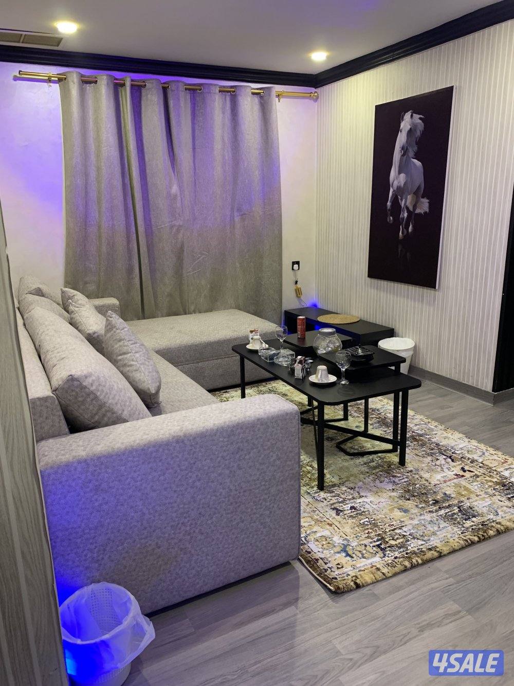 شقق للايجار خلو غرفة وصالة ومطبخ وحمام تشطيب سوبر لوكس11