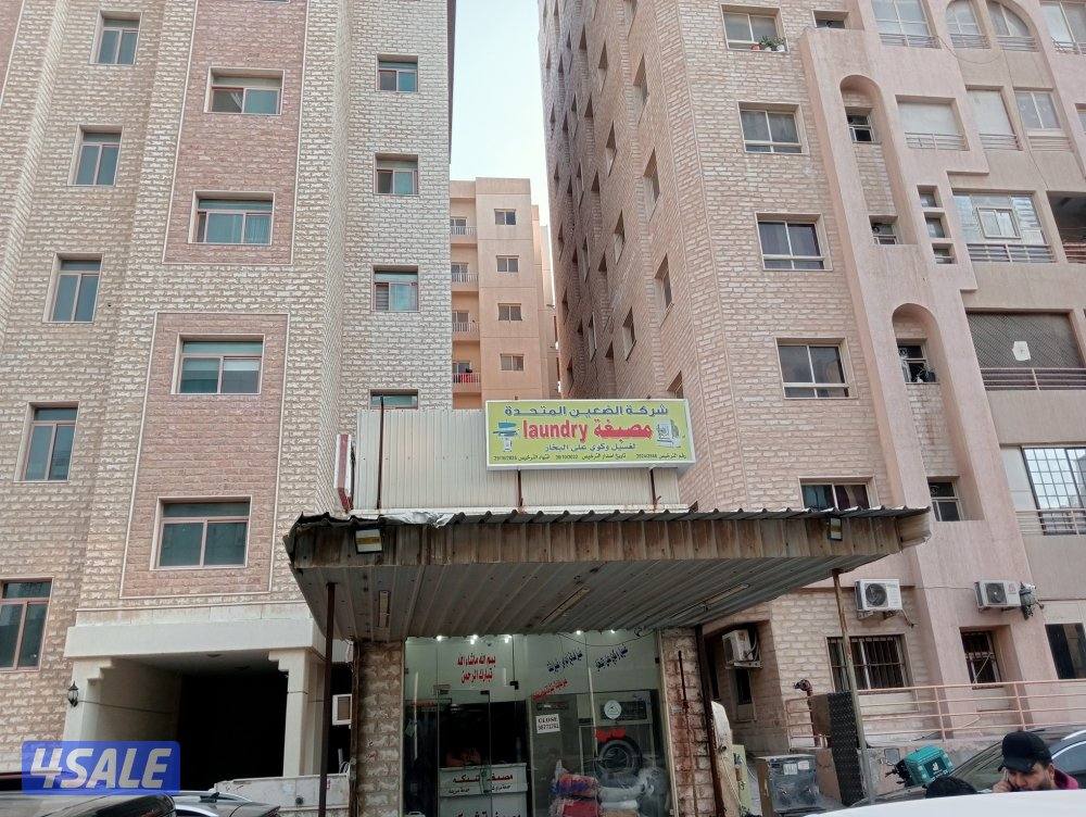 مغسله ملابس للبيع في حولي موقع ممتاز المغسله فيها جميع المعدات4