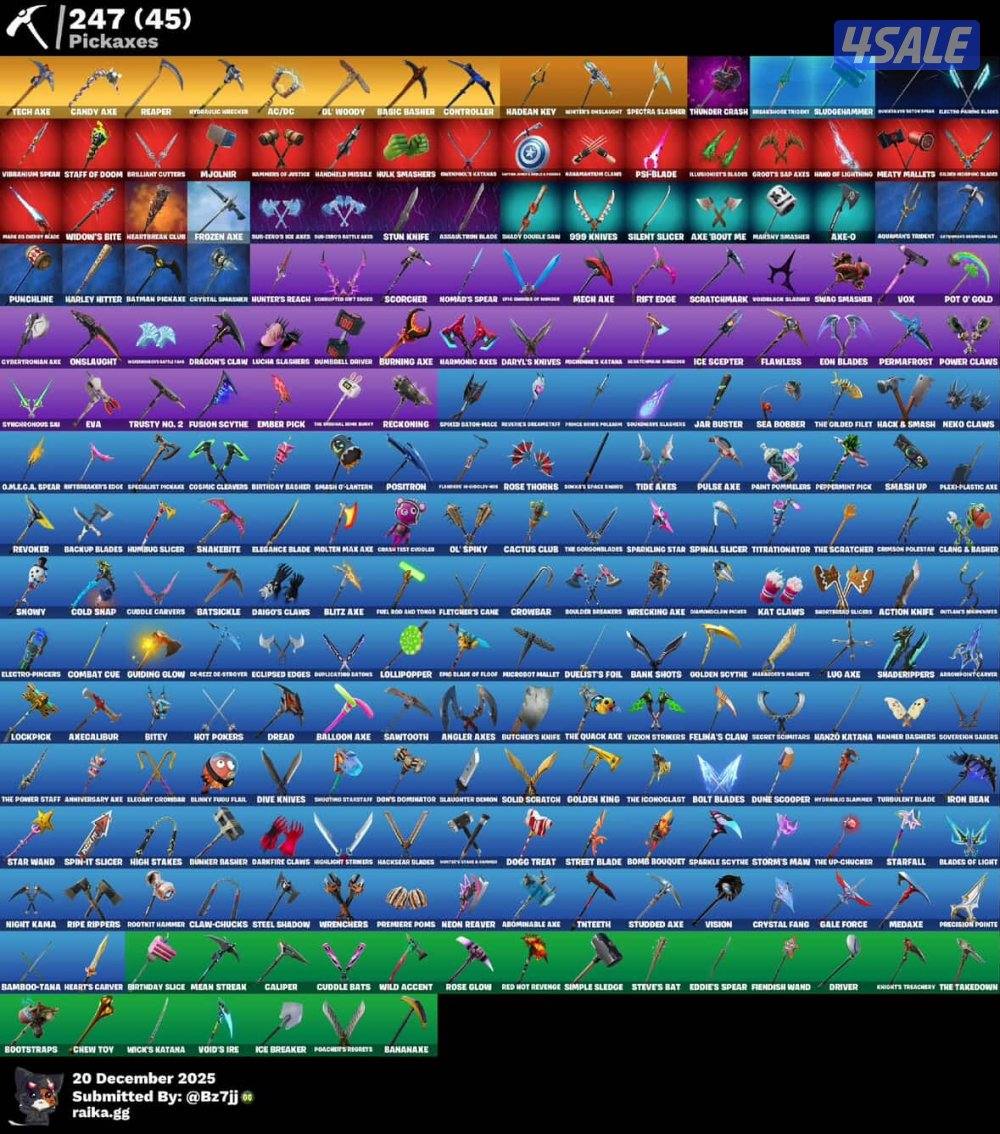 حساب فورت شيطون وسيزن 3 نوادر و 300 سكن1