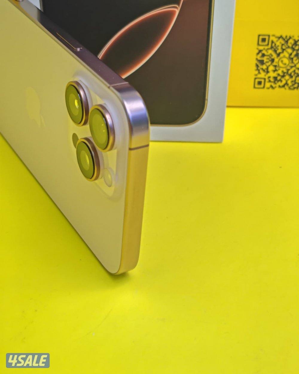 ايفون 16 برو ماكس – 256 جيجا – تيتانيوم صحراوي iPhone 16 Pro Max 256G3