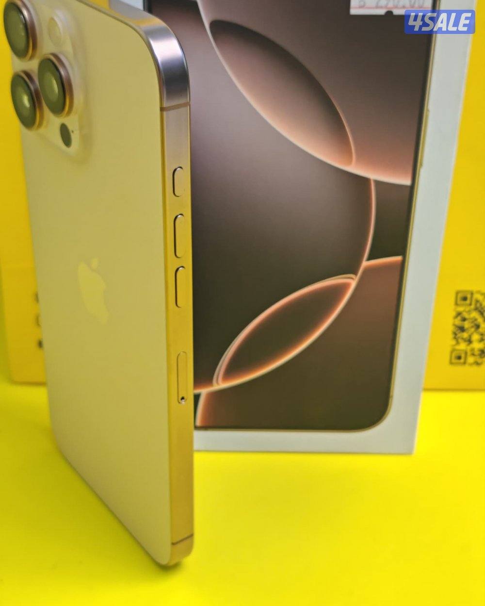 ايفون 16 برو ماكس – 256 جيجا – تيتانيوم صحراوي iPhone 16 Pro Max 256G5