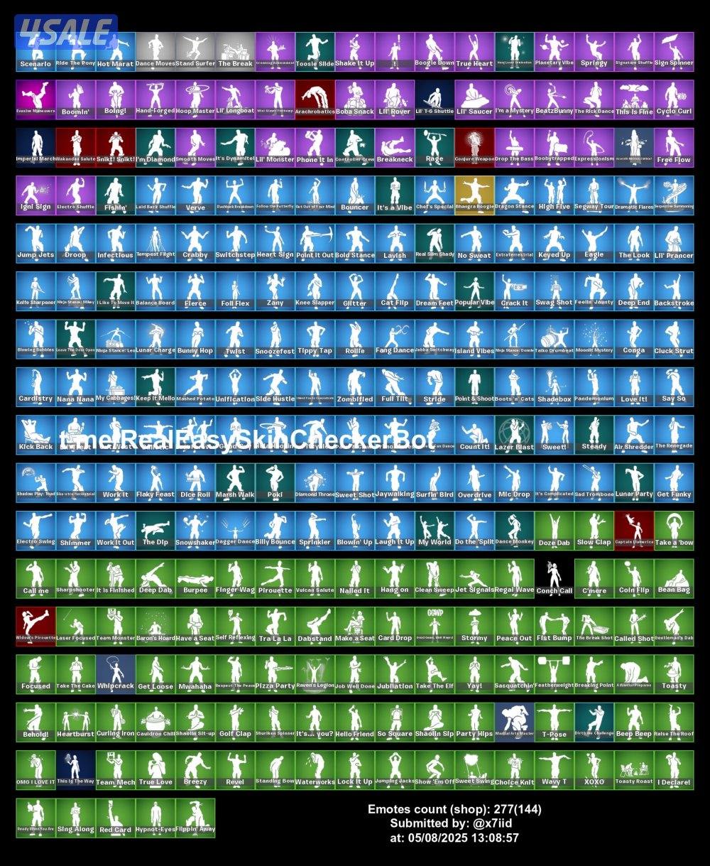 حساب فورت نادر ايكونك و 350 سكن ونوادر واجد2