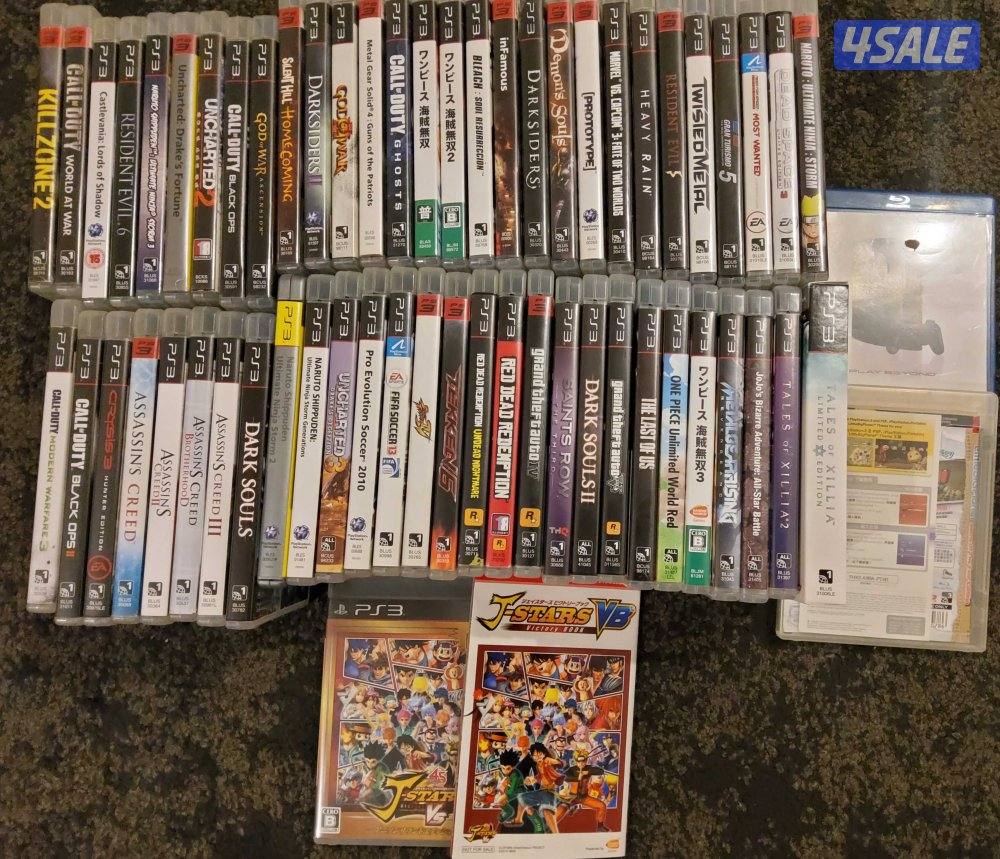 PS3, PS4 and PS VITA SLIM with 84 video game0