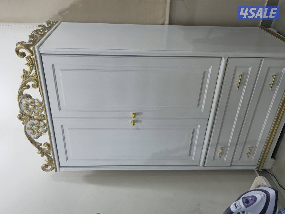 غرفة نوم نظيفه وقويه خشب تفصال سبع قطع كامله مع الماترس والبرده11