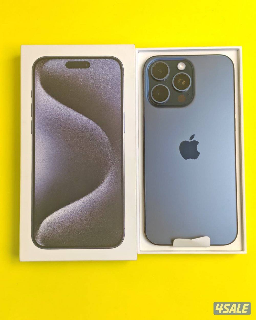 ايفون 15 برو ماكس – 256 جيجا – تيتانيوم أزرق  iPhone 15 Pro Max 256GB1