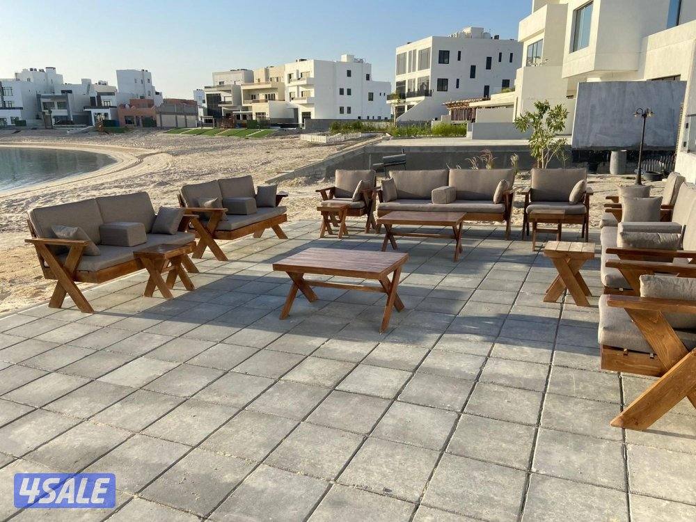 كراسي خشب ، حديد ✅6