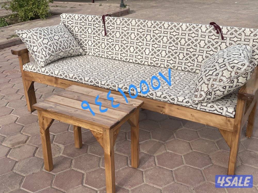 كراسي خشب ، حديد ✅10