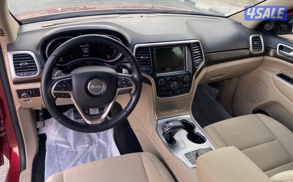 قراند شيروكي لاريدو 2014 صبغ الوكاله عداد270 الف وارد الوكاله 6 سلندر9