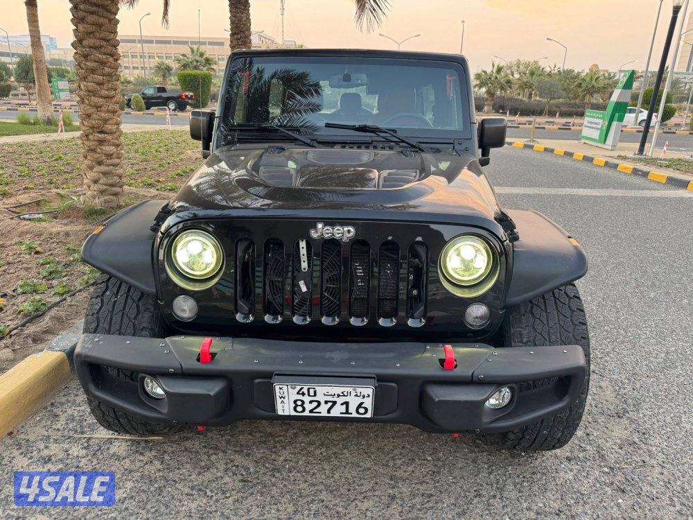 جيب رانجلر روبيكون 2017 بحالة نظيفه شرط الفحص1