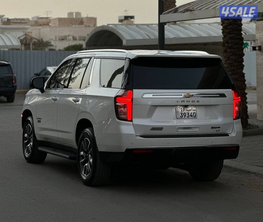 تاهو سقنتجر موديل 2021 ابيض صدفي صبغ الوكالة1