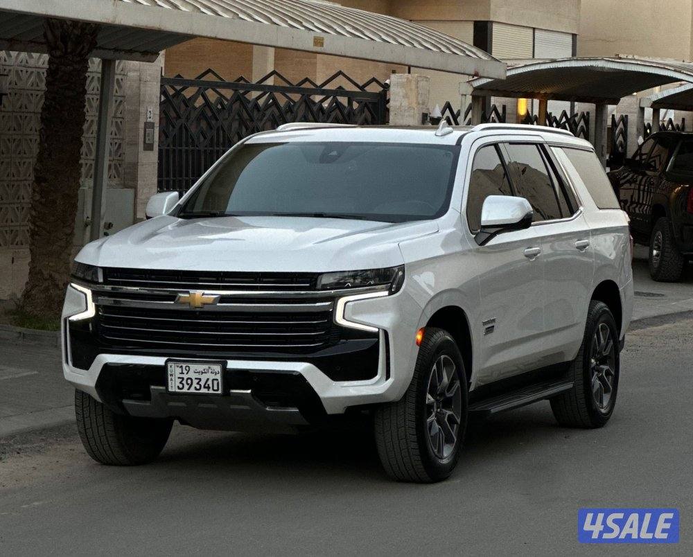 تاهو سقنتجر موديل 2021 ابيض صدفي صبغ الوكالة2