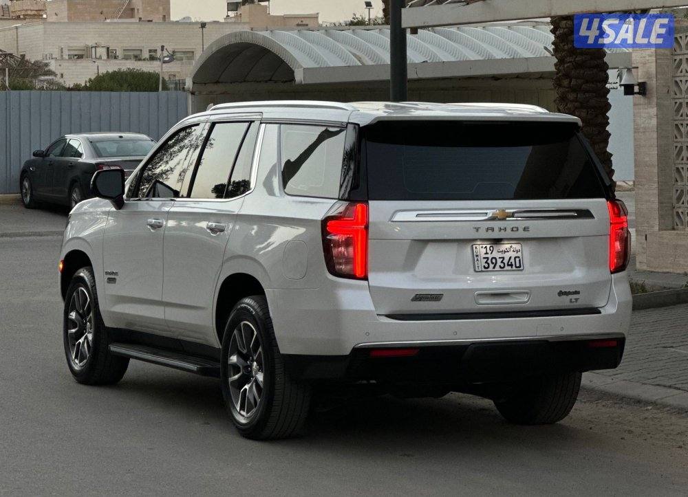 تاهو سقنتجر موديل 2021 ابيض صدفي صبغ الوكالة3