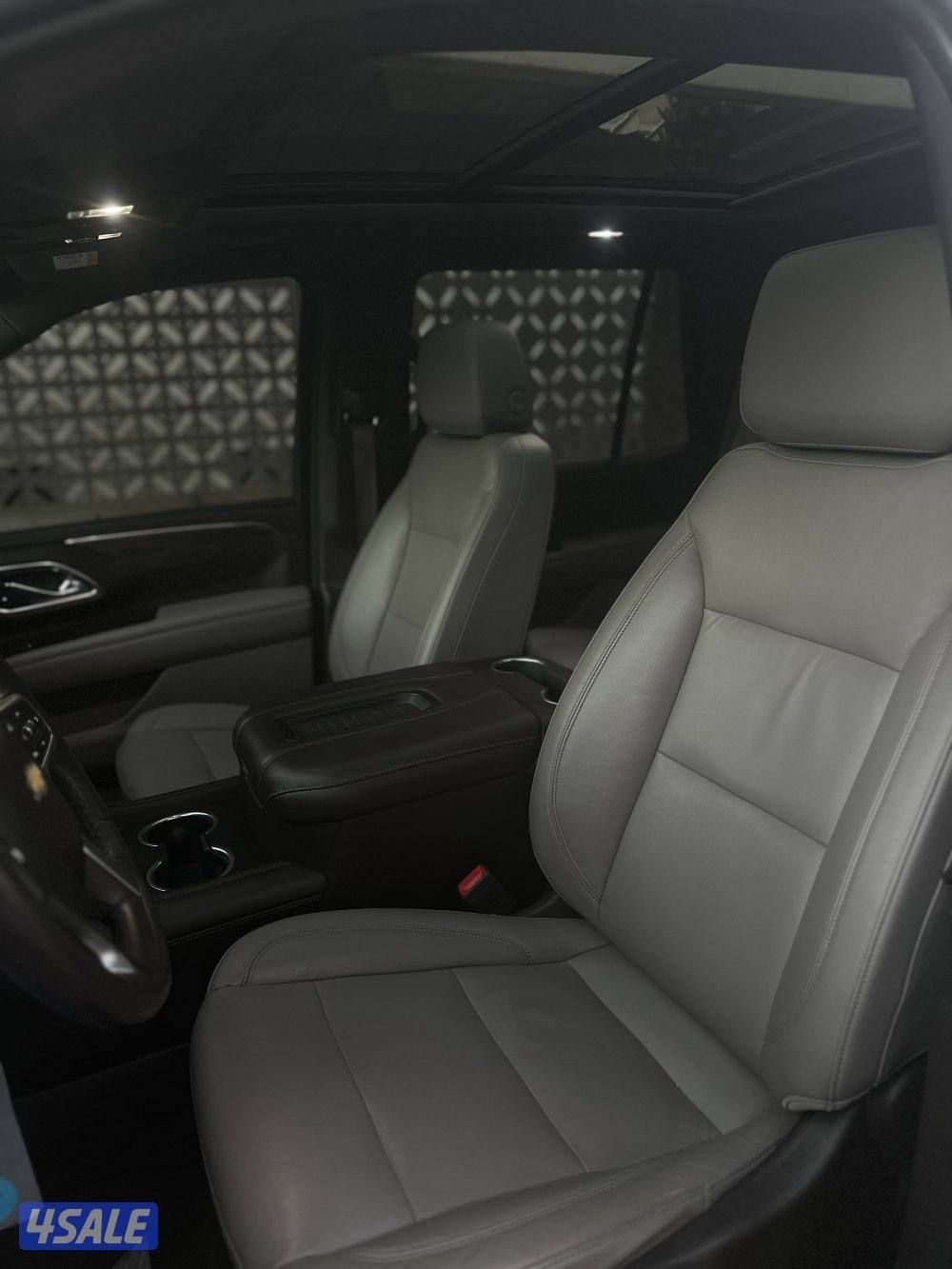 تاهو سقنتجر موديل 2021 ابيض صدفي صبغ الوكالة5