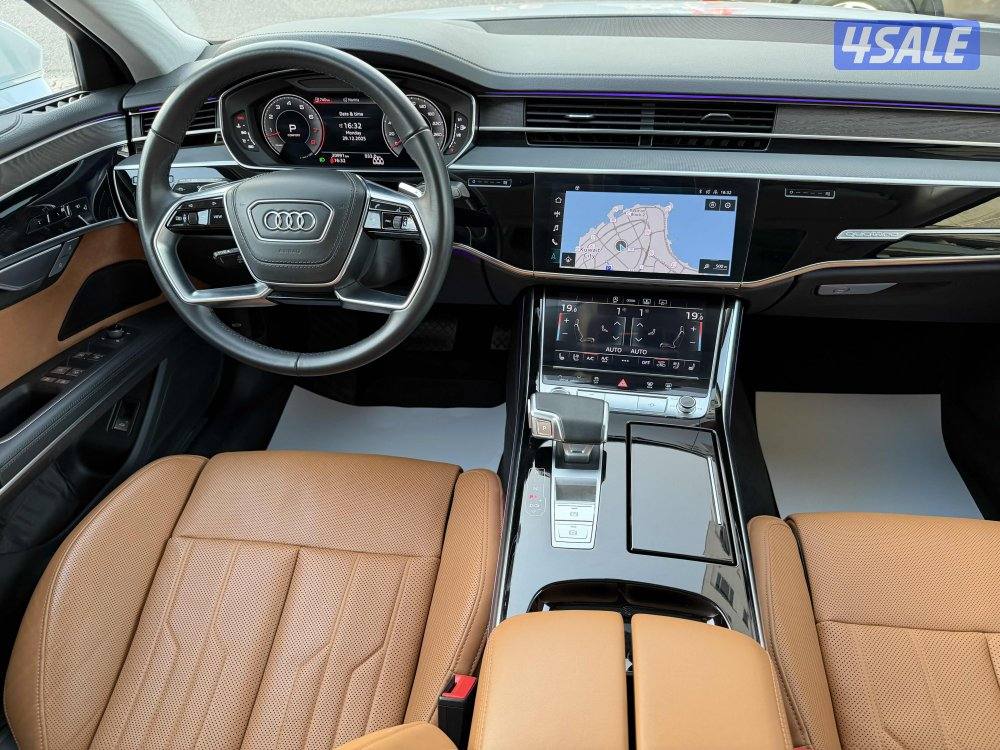 اودي A8L موديل 2024 عداد 20 الف وكالة تحت الكفالة سيرفيس مجاني2