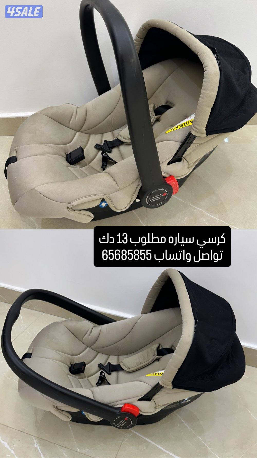 كرسي سيارة نظيف واستعمال خفيف جداً0