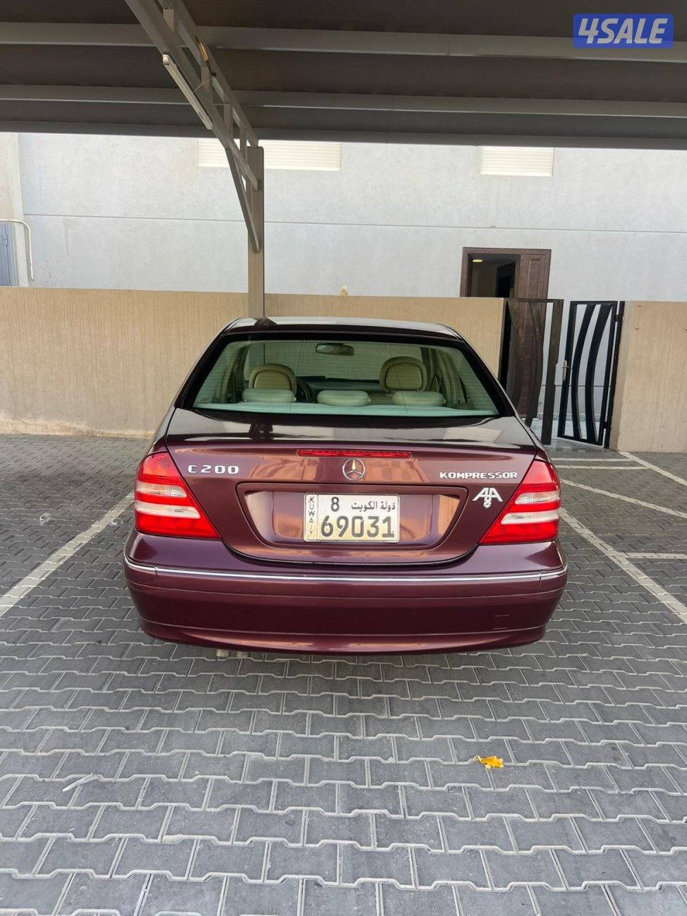 شرط الفحص عداد 70 الف c200 للبيع0