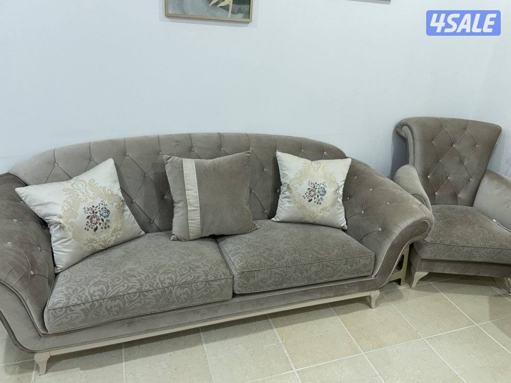 كنب تركي  شبه الجديد للبيع1