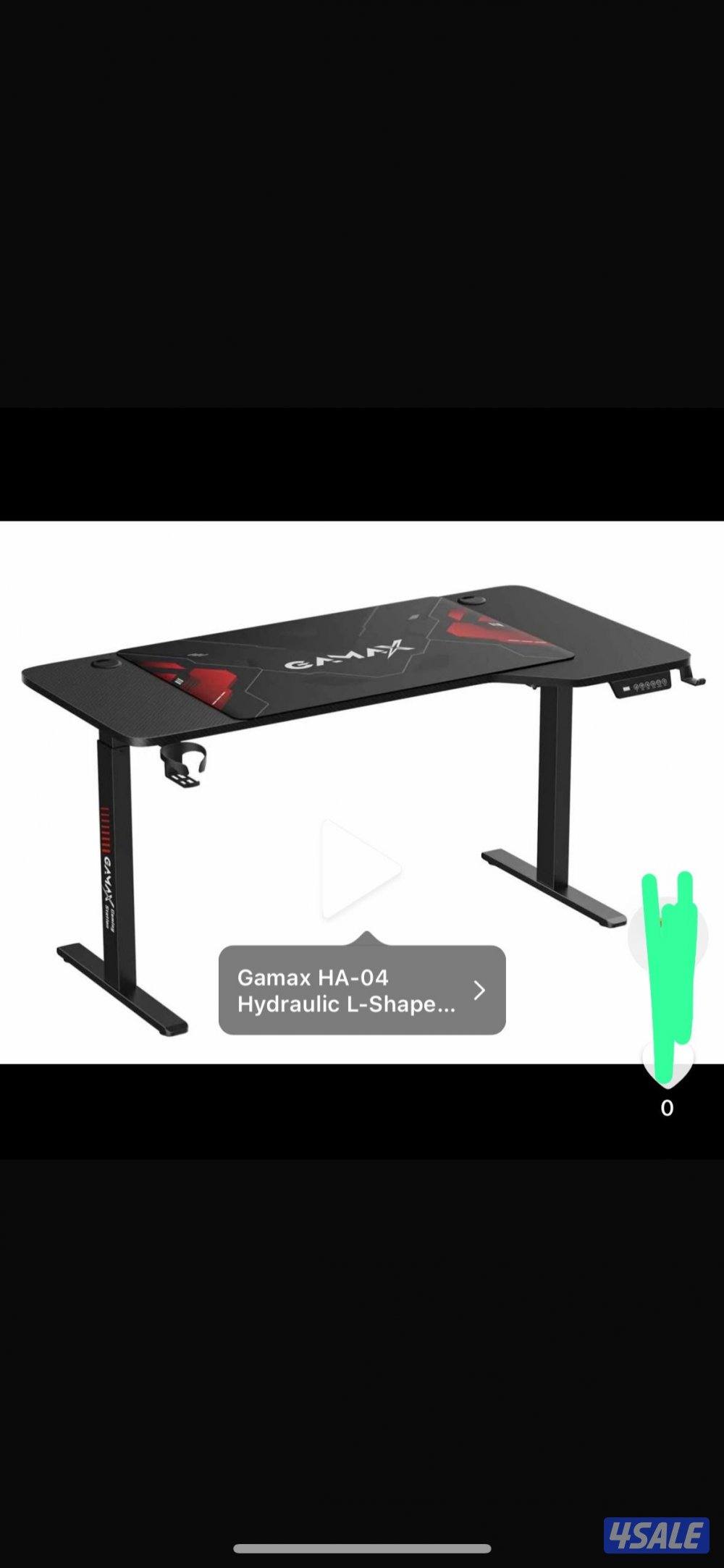 كرسي  قيمنق من دي فو جديد. وطاوله من ماكس جديده توني شاريها4