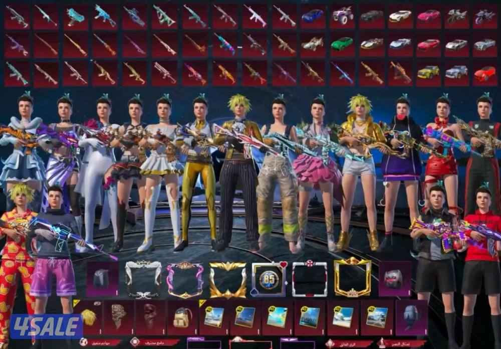 حساب ببجي للبيع0