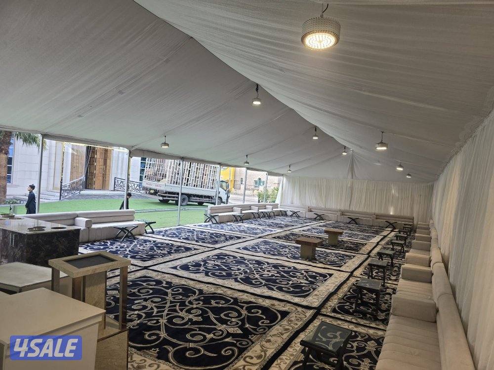 تاجير خيم تسكير حدائق تأجير بيت شعر تاجير دفايات كنفات أمريكي5