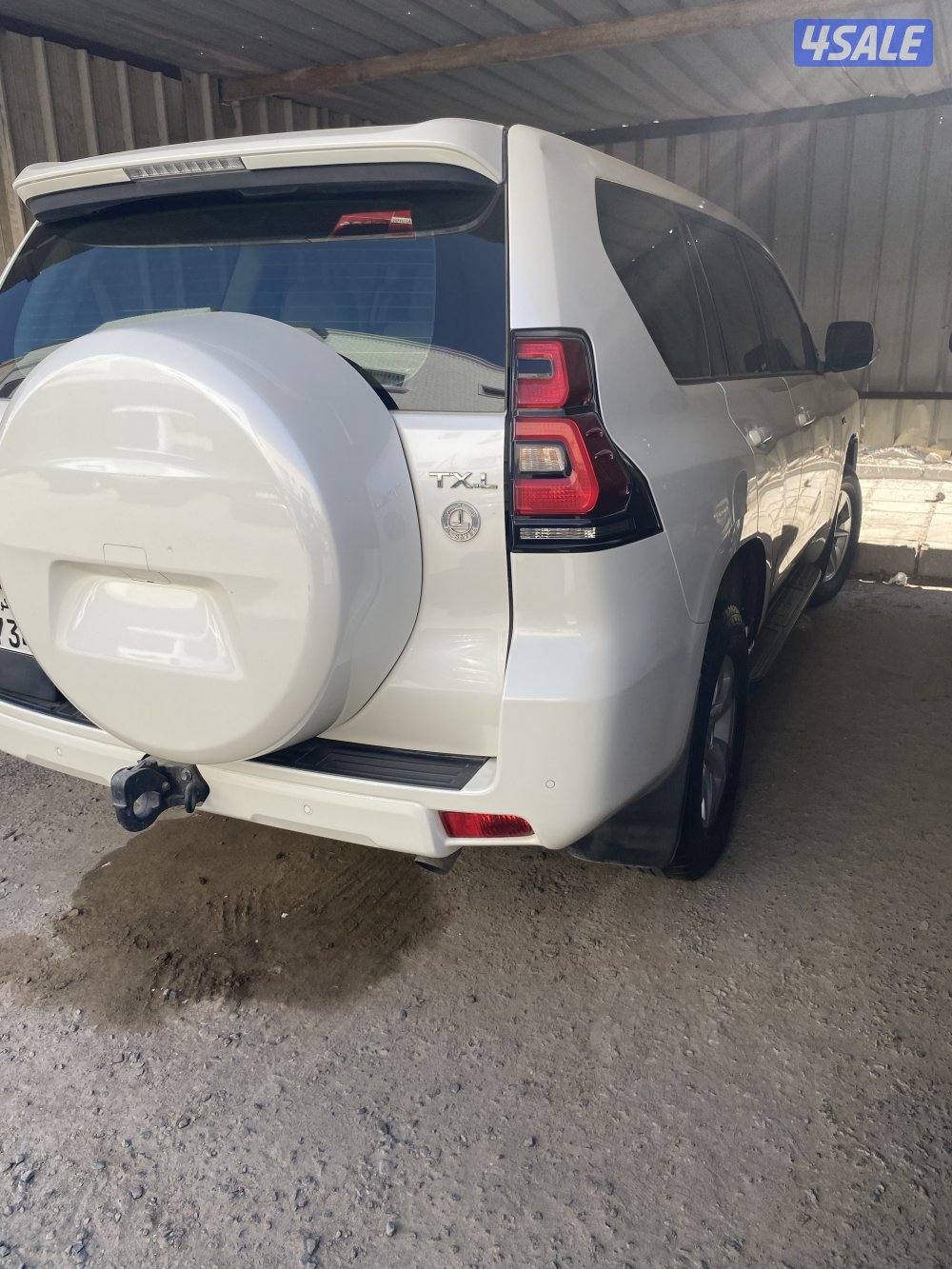 برادو ابيض موديل 2018 ماشي (112000) كم٢ شرط الفحص0