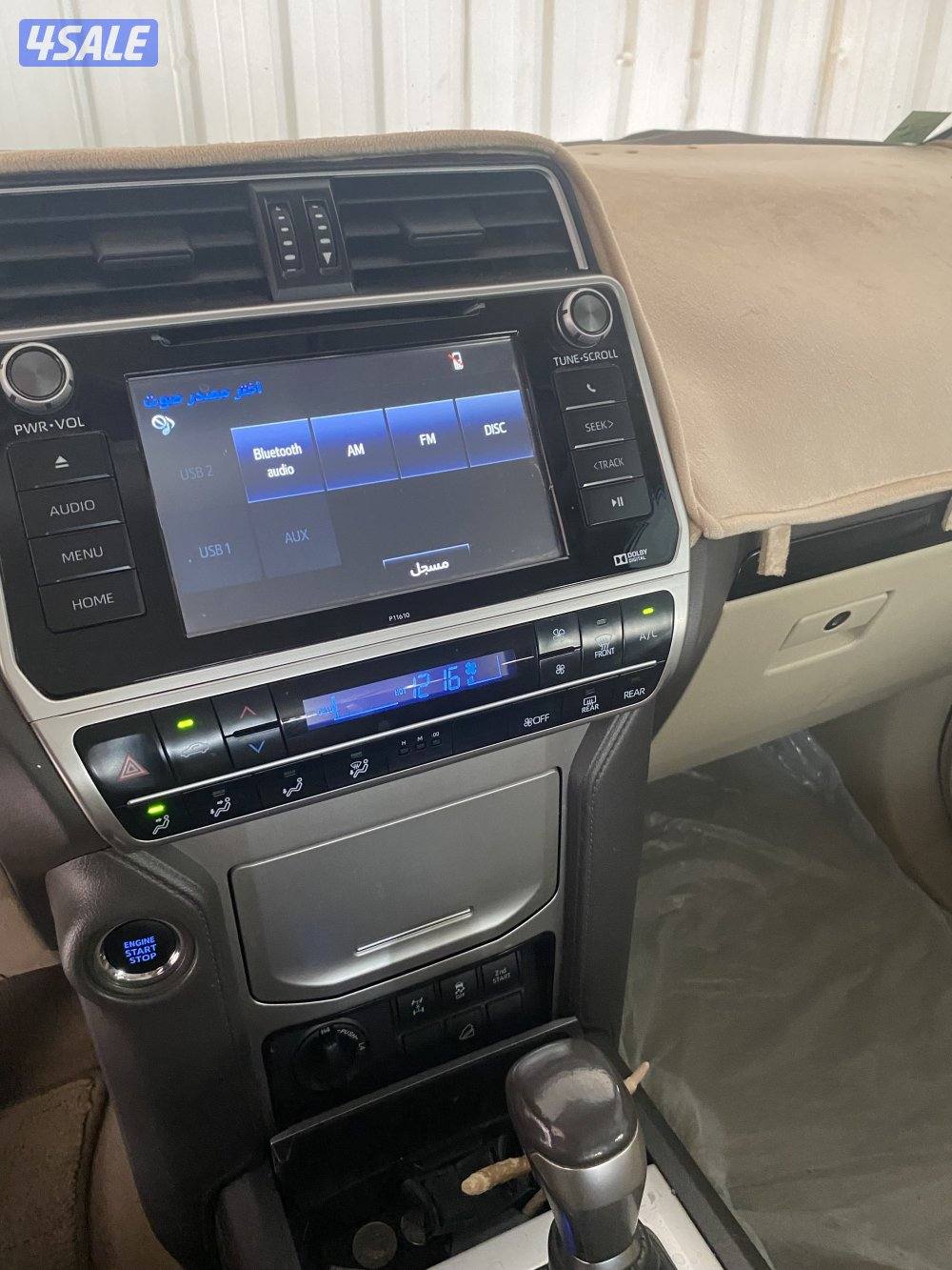 برادو ابيض موديل 2018 ماشي (112000) كم٢ شرط الفحص5