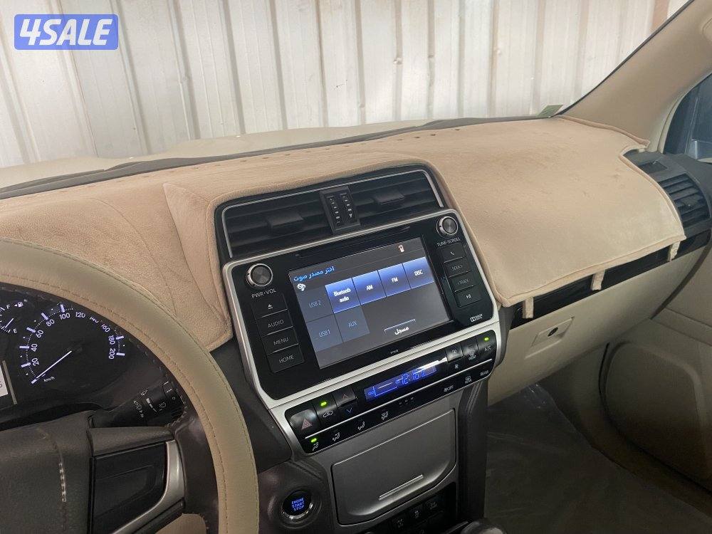 برادو ابيض موديل 2018 ماشي (112000) كم٢ شرط الفحص7