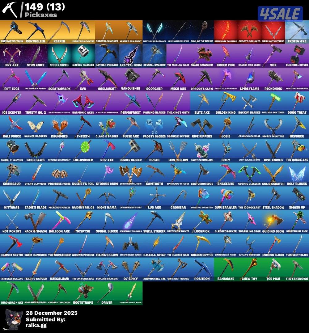 حساب فورت ترافس سكوت وسيزون 2 ونوادر للبيع3