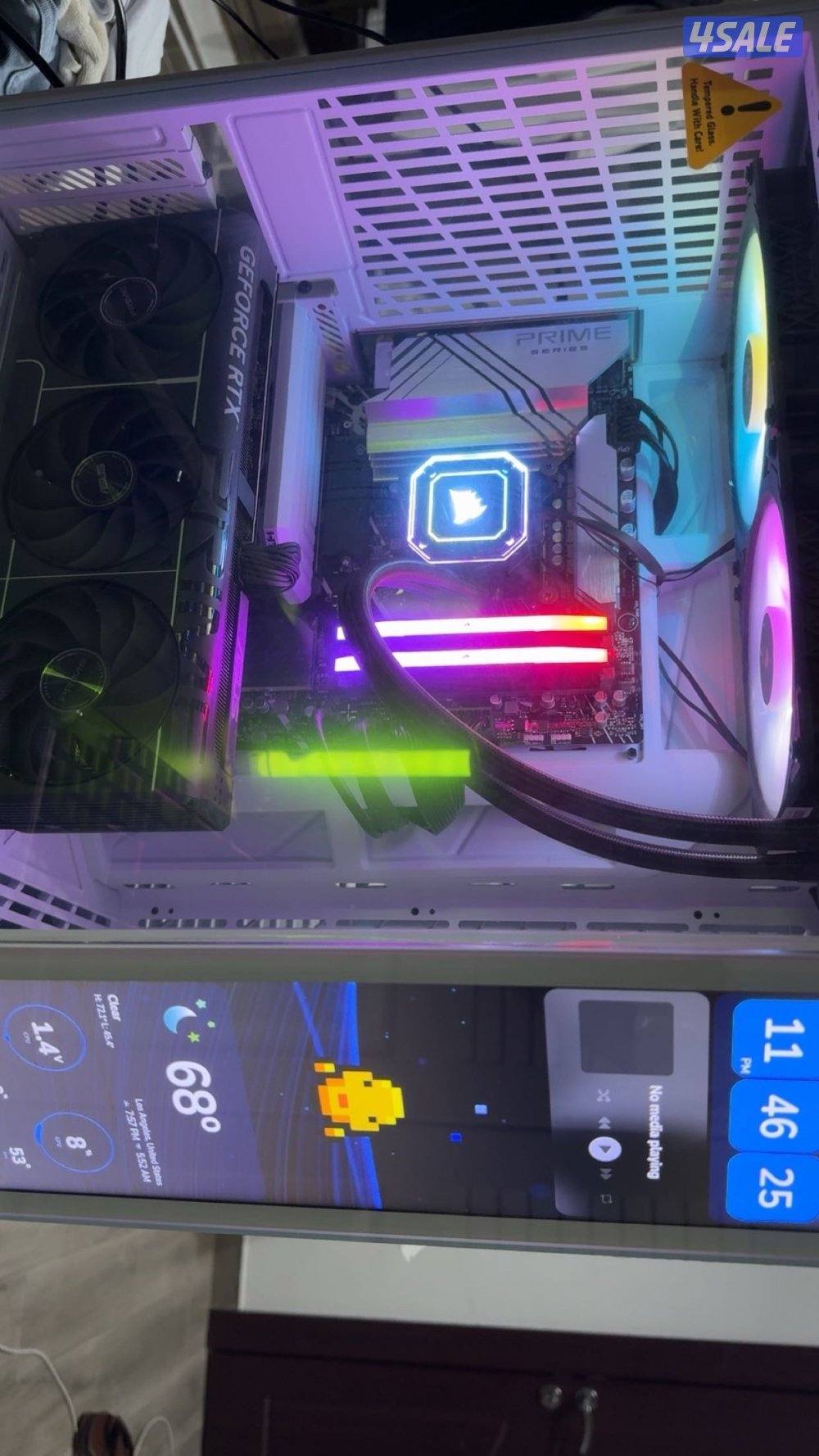 للبيع بي سي قيمنق قوي مع اغراضة3