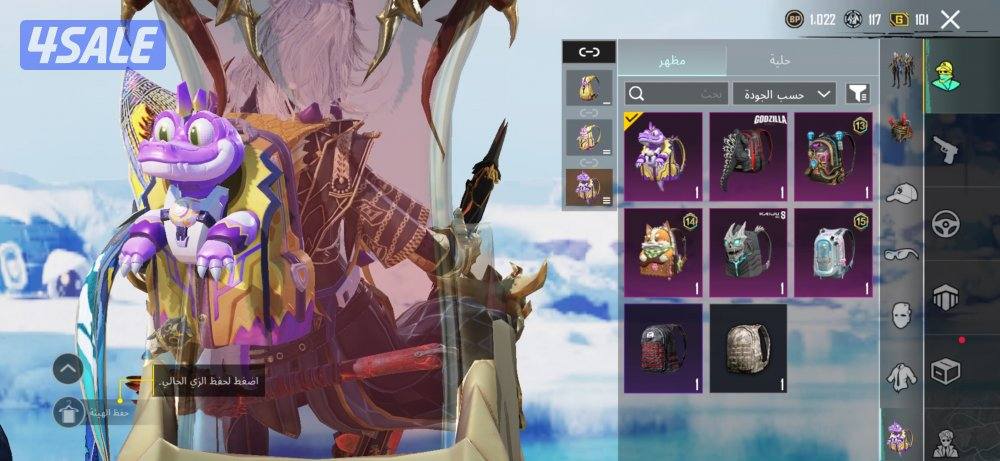 حساب ببجي للبيع7