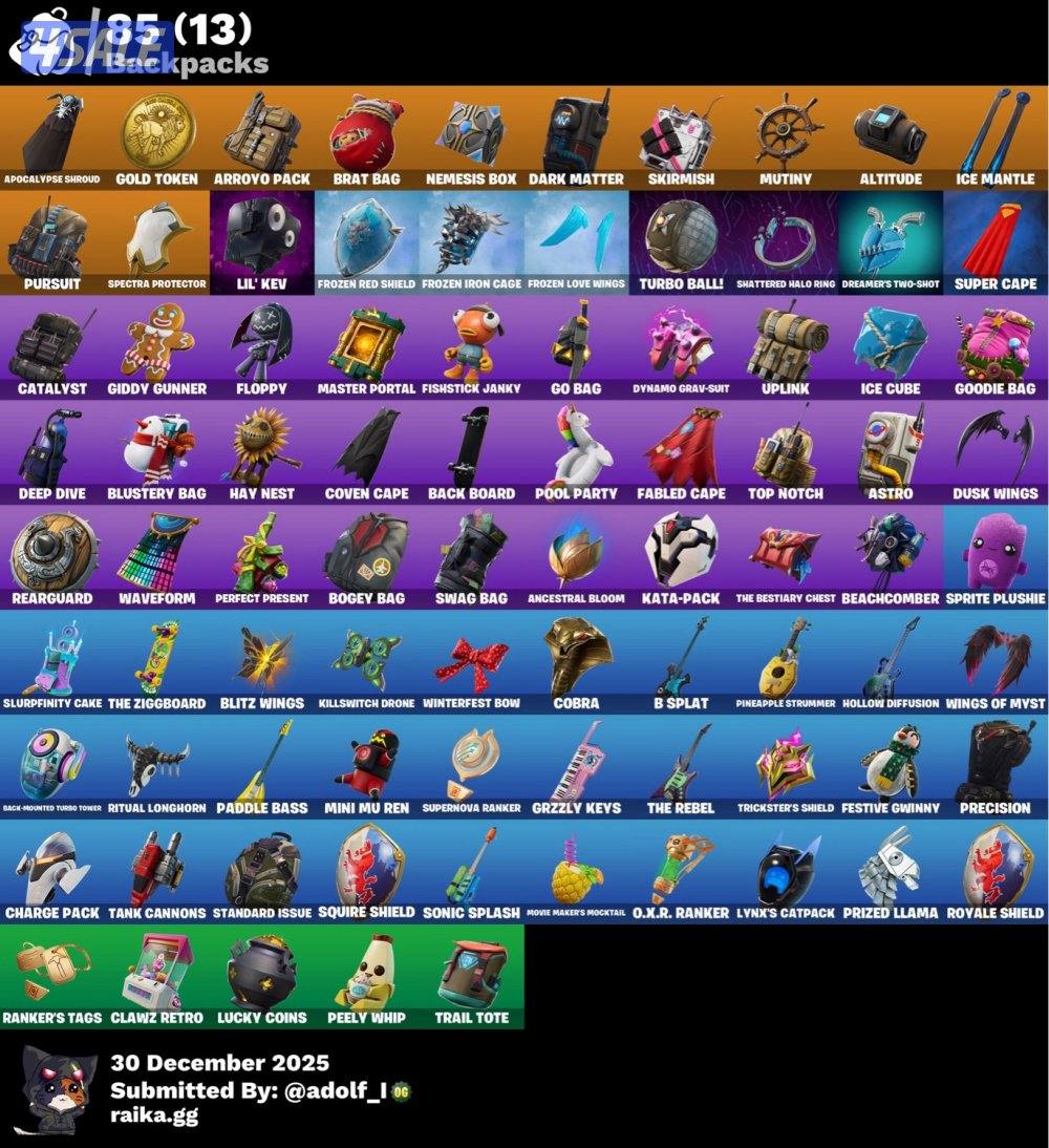 حساب فورت نايت سيزن ٢4