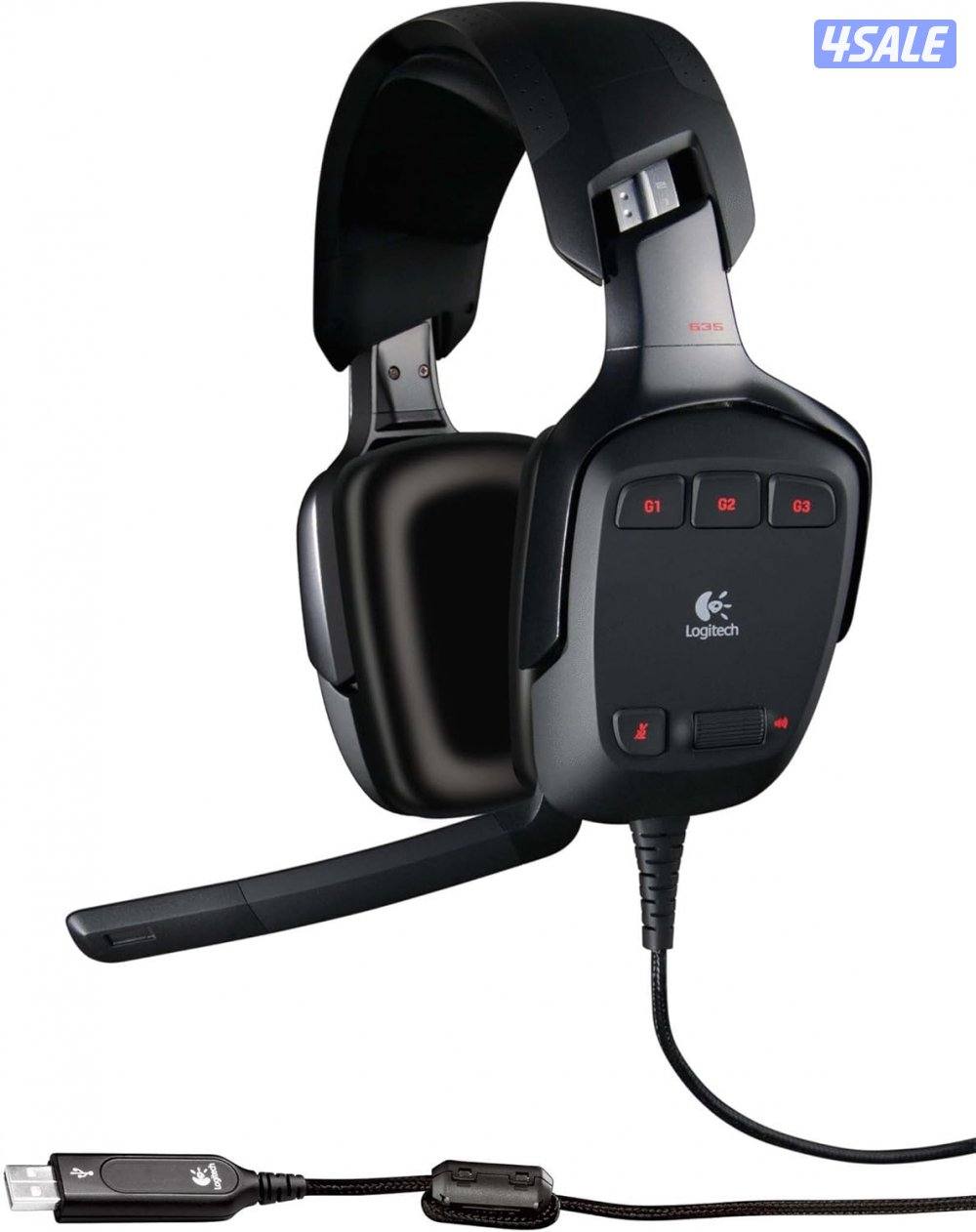 صوت محيطي7.1 ممتاز
مايكروفون شغال 100٪ مع كتم صوت
ازرار g قابله لل0