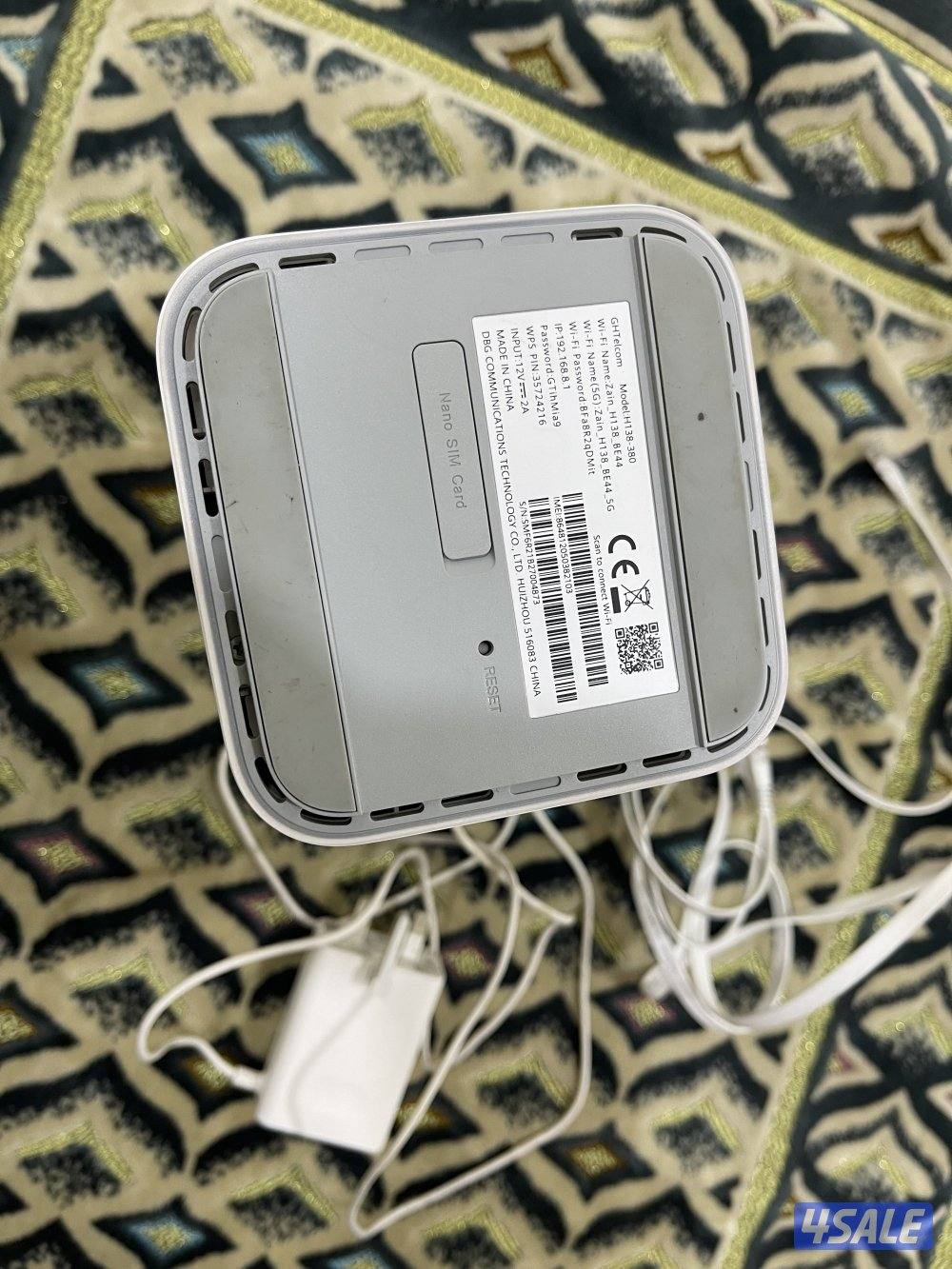 راوتر ثابت هواوي برو 4 نظيف وقوي شغال تمام شبكة زين 5g1