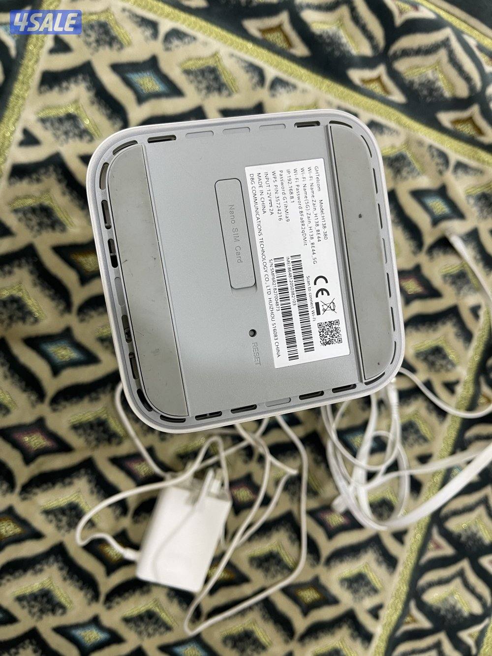 راوتر ثابت هواوي برو 4 نظيف وقوي شغال تمام شبكة زين 5g2