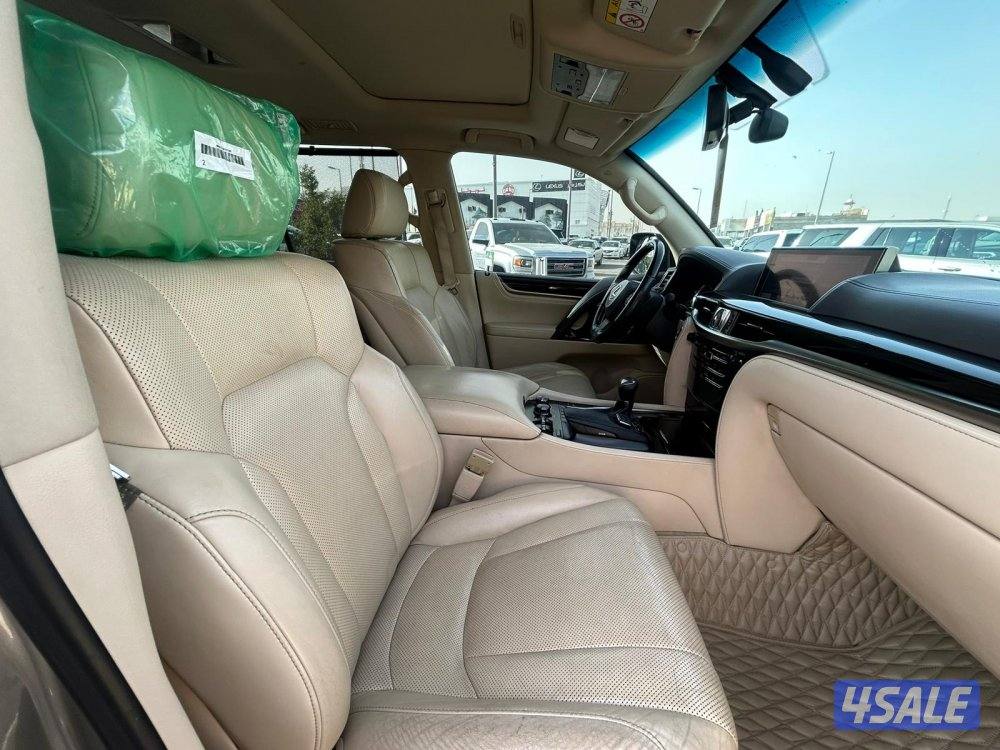 لكزس LX570 درجة ثانيه موديل 2017 ماشى 243.000 k.m وارد الساير .5