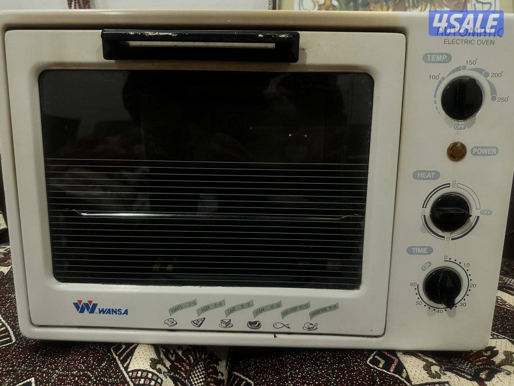 Wansa Electric Oven – Heat + Timer | Grill Tray5