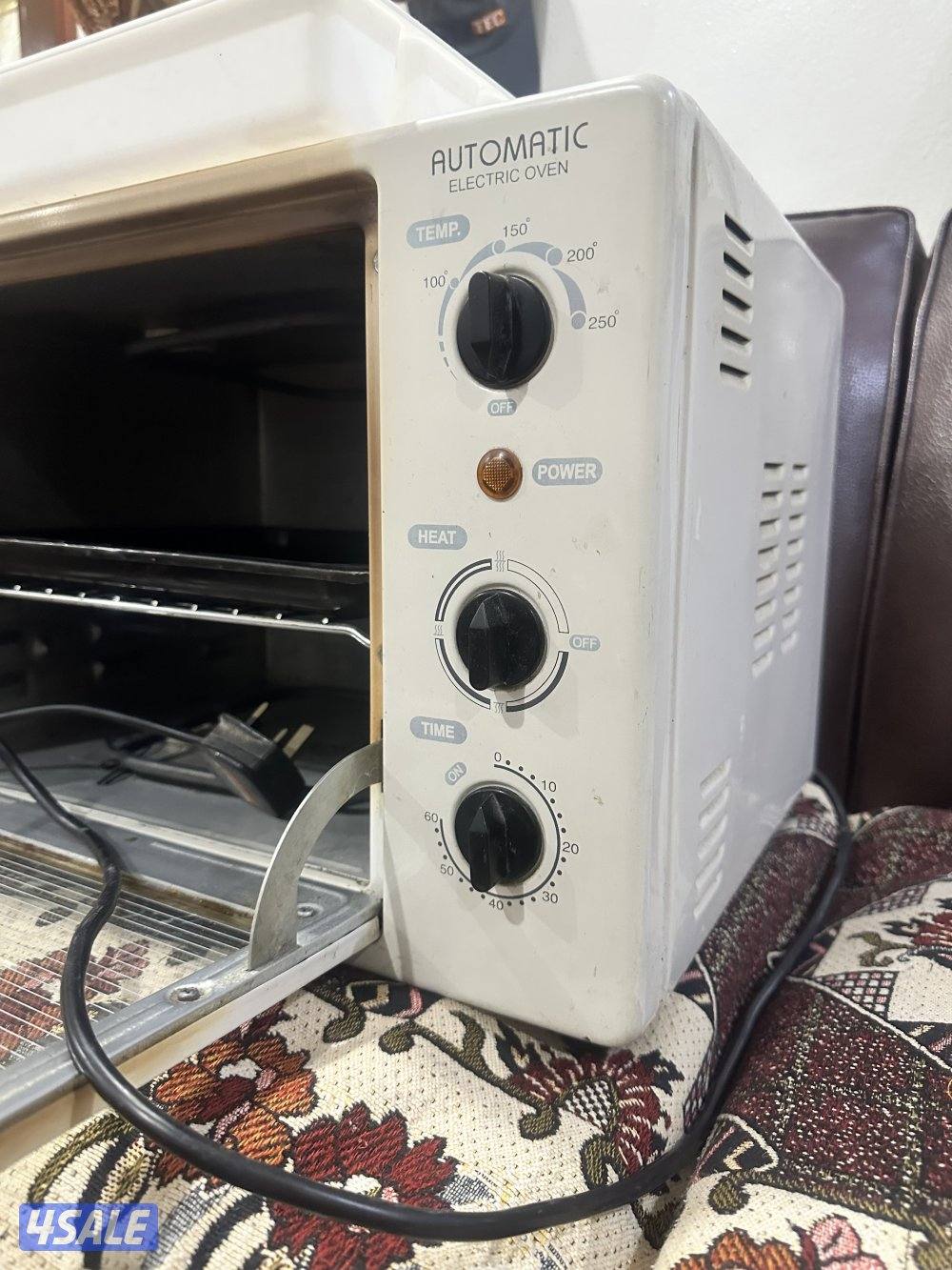 Wansa Electric Oven – Heat + Timer | Grill Tray6