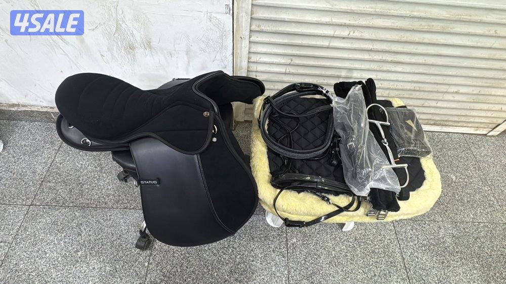 New Status saddle 17.5 inch ( saddle,saddle pad,Bridle ( full set4