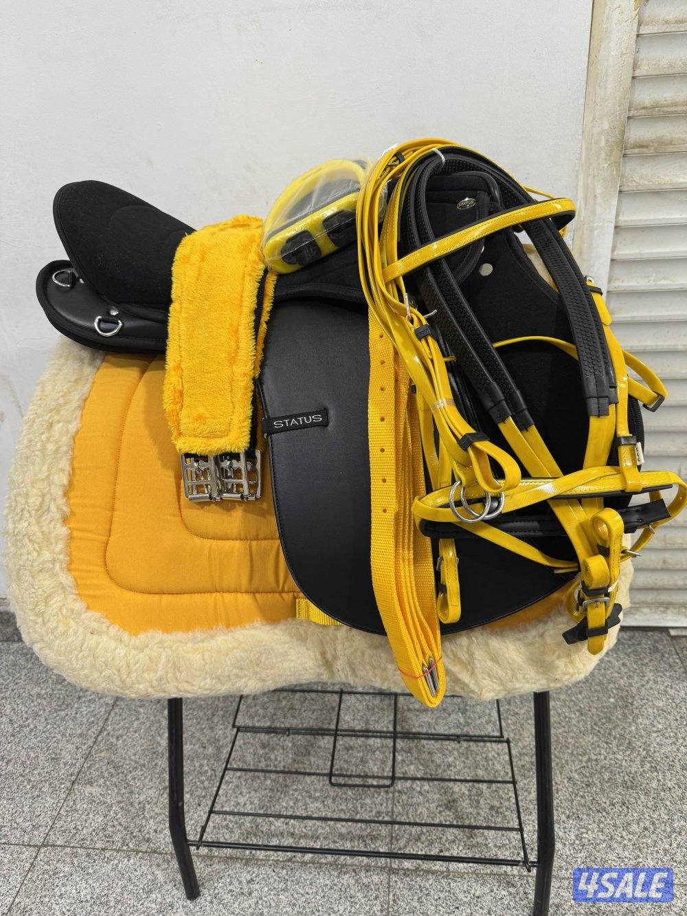 New Status saddle 17.5 inch ( saddle,saddle pad,Bridle ( full set6