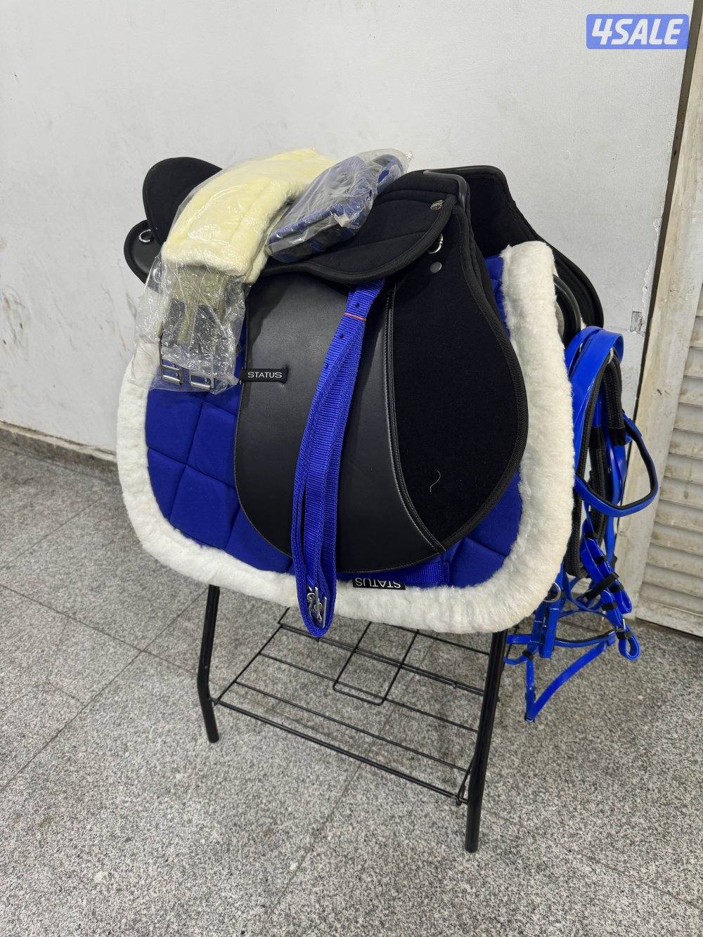New Status saddle 17.5 inch ( saddle,saddle pad,Bridle ( full set7