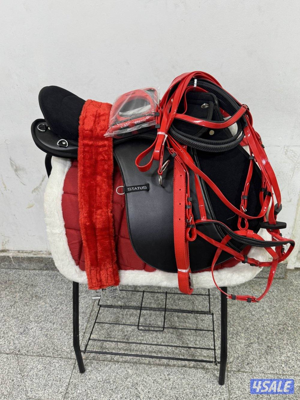 New Status saddle 17.5 inch ( saddle,saddle pad,Bridle ( full set8
