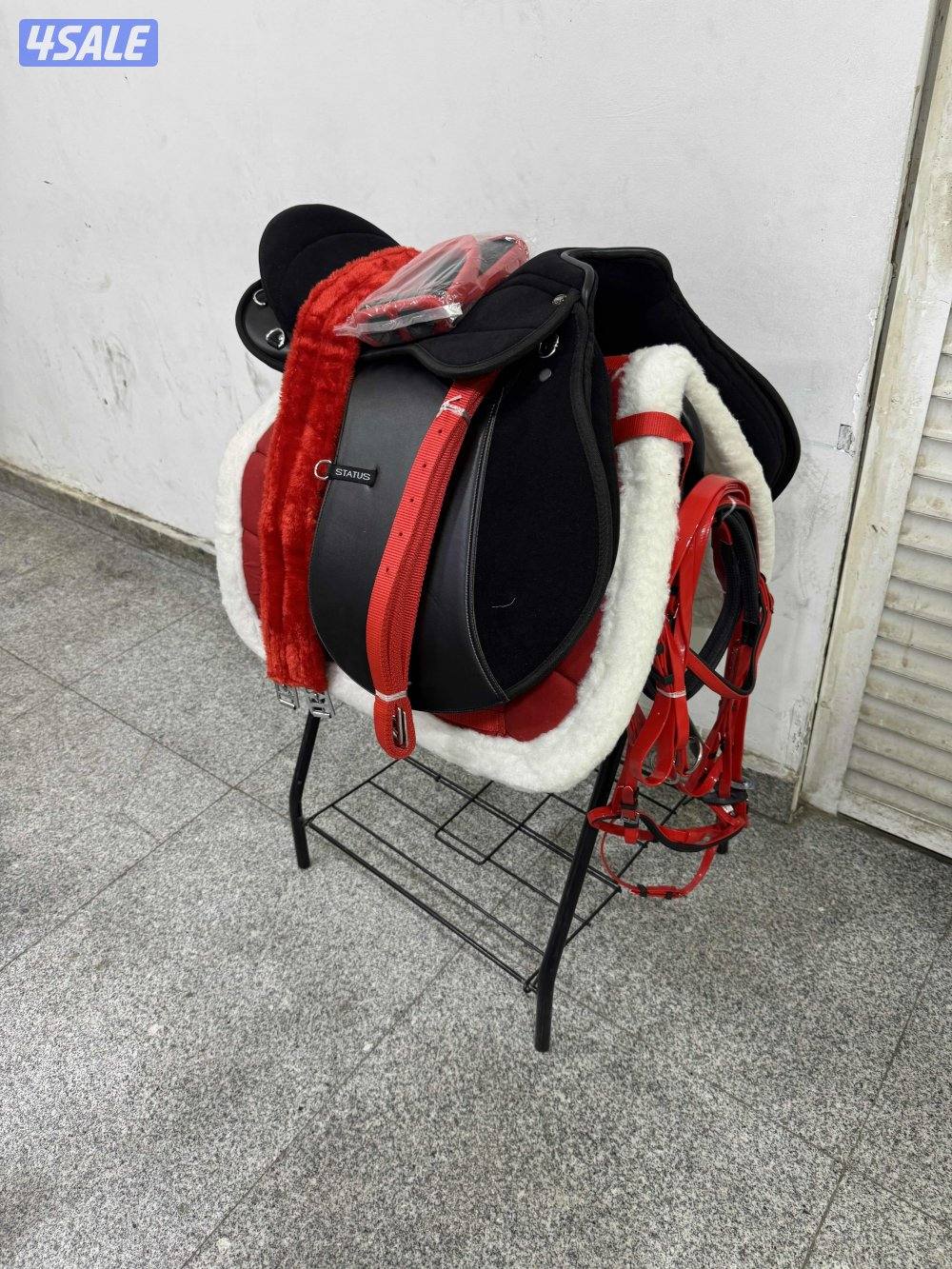 New Status saddle 17.5 inch ( saddle,saddle pad,Bridle ( full set9