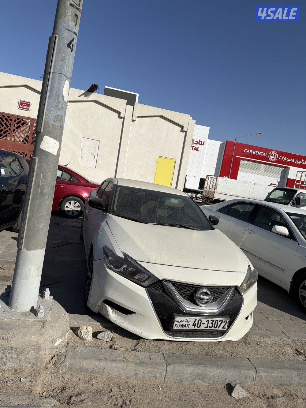 نيسان مكسيما 2016 ماشية 136 معاها مفتاح سبير معاها ورقة فحص شهر ٦3