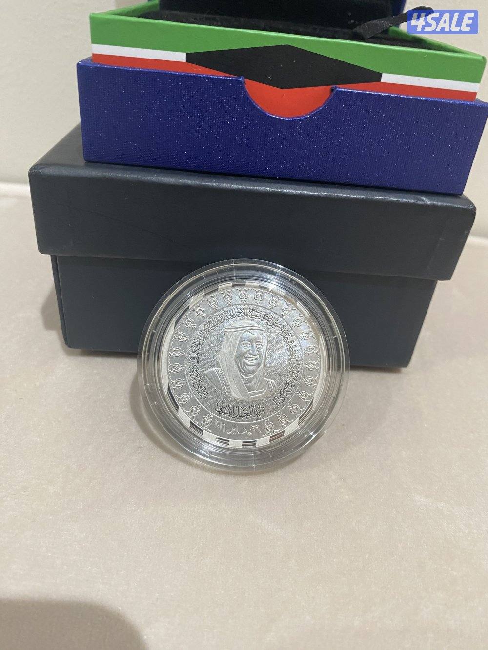 للبيع مسكوكة تذكاريه ا لتولي الشيخ صباح الاحمد مقاليد الحكم سنة ٢٠١٦ م3
